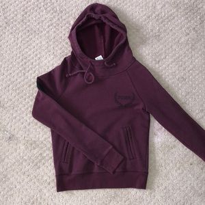 vs pink maroon sweater